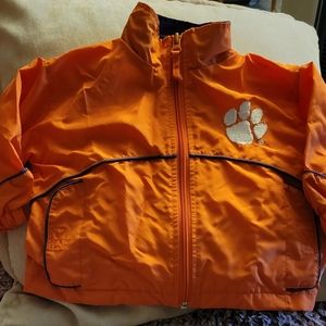 Sz 12 months Clemson lined windbreaker.